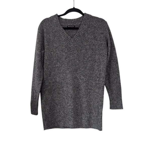 Athleta Lounge Athleisure Country Club Merino Wool Cashmere V-Neck Sweater XS - Picture 2 of 8